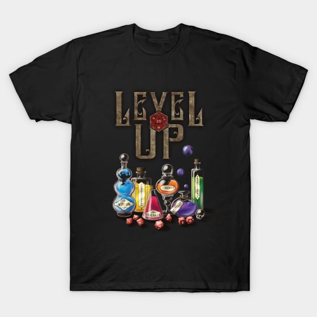 Level Up T-Shirt by SwanStarDesigns